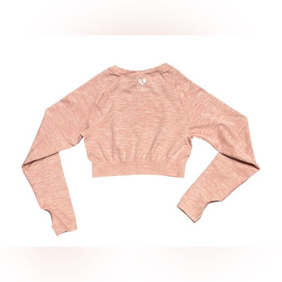 2 for $20 Women's long sleeve crop top Sweater pink - Picture 5 of 5